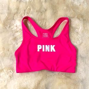 Pink bra